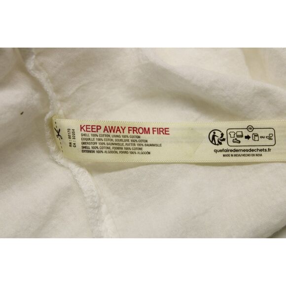 Anthropologie Daily Practice Women's White Eyelet Lace Mini Dress Sz XS P - Picture 7 of 10